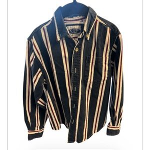 Boy’s Navy Striped Shirt